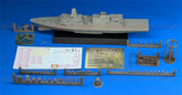 1/700 Italian Navy Bergamini-class FREMM Frigate (Early GP-type) full hull